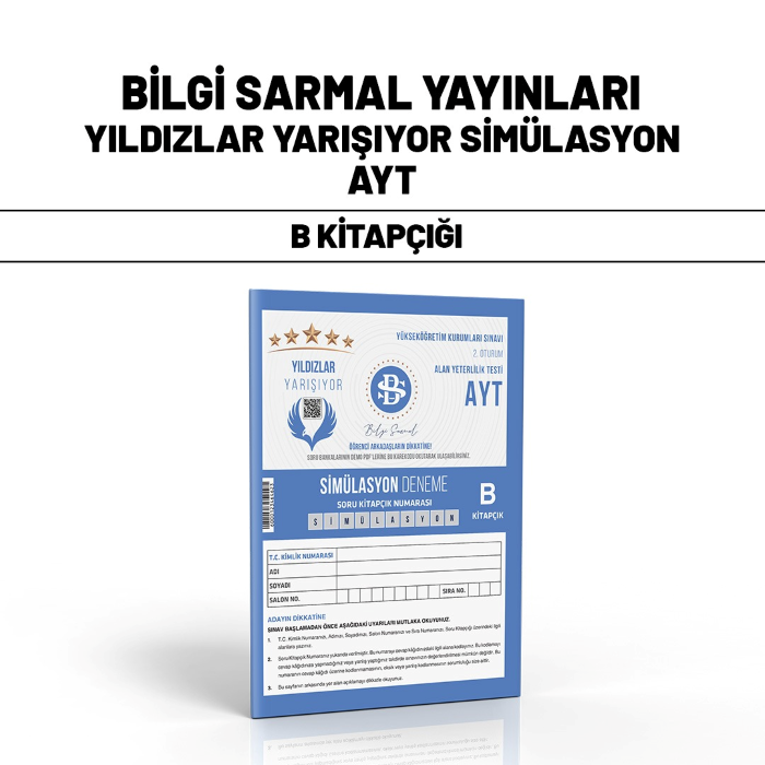 YILDIZLAR YRŞYR YKS AYT SİMÜLASYON SNV 3-B - 24-25